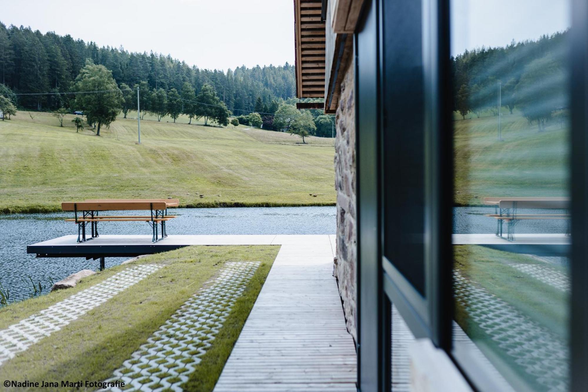 Ferienhaus Im Schwarzwald Am See "Backhaeusle" Villa Hornberg Exterior foto